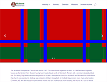 Tablet Screenshot of mcintoshchurch.org